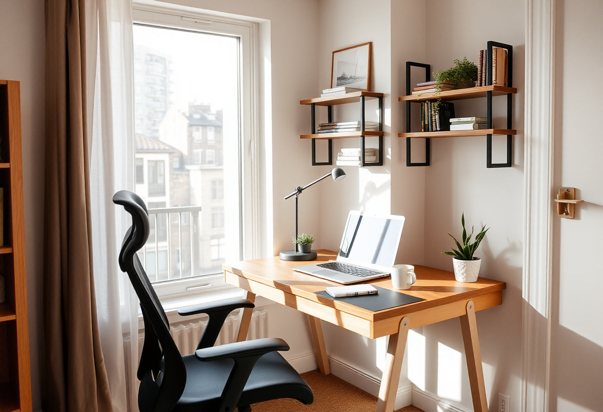 Calm organized workspace for focused work at Glowthdetoxifyen